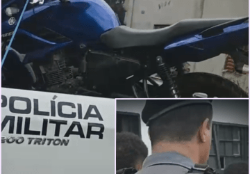 PM apreende dois adolescentes por furto de motocicleta em Barra do Garças