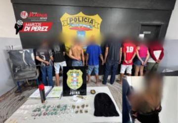 Grupo é preso por vandalismo e pichação alusiva a facção criminosa