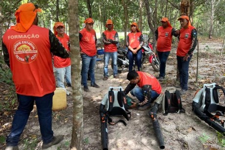 Sema prepara profissionais do Parque Estadual Serra Azul, em Barra Do Garças para prevenção e combate a incêndios florestais