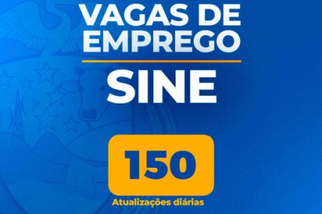 Mais empregos: Sine de Barra do Garças divulga 150 novas vagas de trabalho