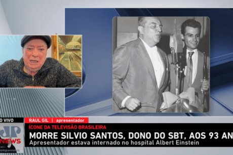 Raul Gil relembra momentos especiais ao lado de Silvio Santos