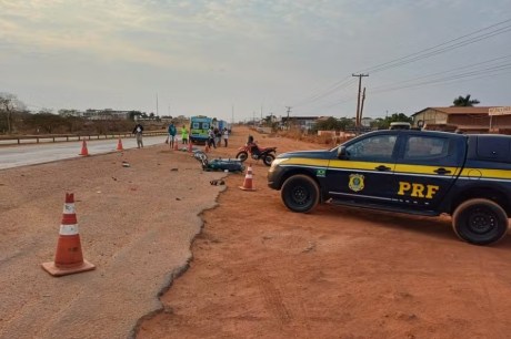 Motociclista morre em acidente com carreta na BR-364 em MT