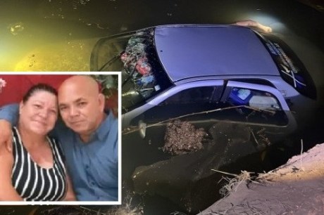 Carro cai em rio e casal de pastores morre em Mato Grosso