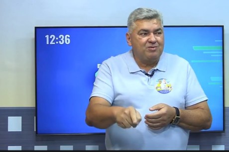 Dr. Adilson defende campanha sem ódio em primeira entrevista ao vivo, na TV local