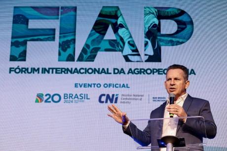 Durante Fórum Internacional da Agropecuária, governador defende punições severas para desmatamento ilegal