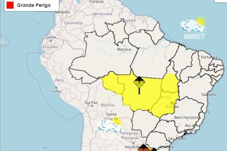 Inmet emite alerta de tempestades para todo o Estado nesta semana