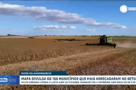 Agronegócio brasileiro alcança R$ 814,5 bilhões em 2023; Mato Grosso lidera produção