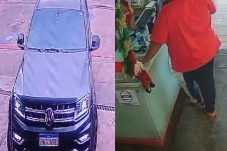 VEJA VÍDEO: Homem abastece carro, faz compra em conveniência e foge de posto sem pagar em Barra do Garças