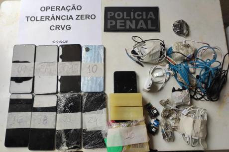 Polícia Penal apreende mais 44 celulares em penitenciárias do Estado