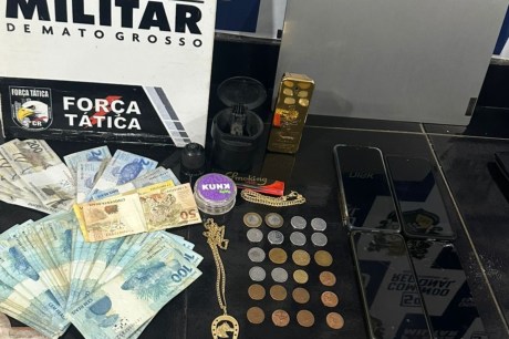 Suspeito de tráfico de drogas com R$ 5 mil em dinheiro é preso em Barra do Garças