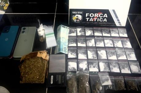 Quadrilha é presa em Barra do Garças com drogas prontas para venda