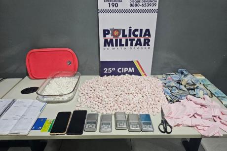 Traficante é preso após tentar subornar PMs com dinheiro do tráfico em Várzea Grande